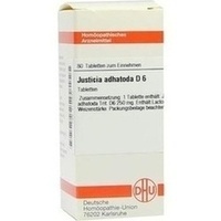 JUSTICIA adhatoda D 6 Tabletten