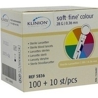 KLINION Soft fine colour Lanzetten 28 G