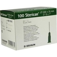 STERICAN Canules 21 Gx1 0,8x25 mm