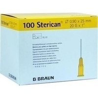STERICAN Canules 20 Gx1 0,9x25 mm