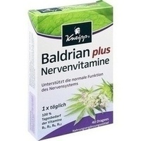 KNEIPP VALERIANA plus Vitaminas para los Nervios Grageas