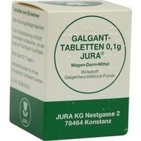 GALANGA TABLETAS 0,1 g Jura