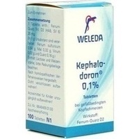 WELEDA KEPHALODORON 0,1% Tablets
