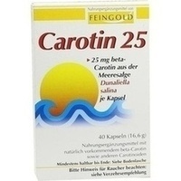 Carotene 25 Feingold Capsules