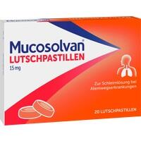 MUCOSOLVAN Pastillas masticables 15 mg