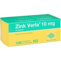 ZINC VERLA 10 mg Tabletas recubiertas
