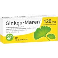 GINKGO MAREN 120 mg Tabletas recubiertas
