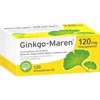 GINKGO MAREN 120 mg Tabletas recubiertas