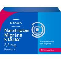 "NARATRIPTAN Migr„ne STADA 2,5 mg Filmtabletten /DE"