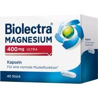 BIOLECTRA Magnesium 400 mg ultra cápsulas