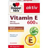 DOPPELHERZ vitamina E 600 N cápsulas blandas