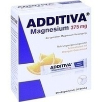ADDITIVA Magnesio en polvo 375 mg Naranja