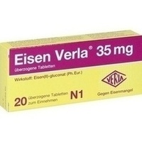 HIERRO VERLA 35 mg Comprimidos recubiertos