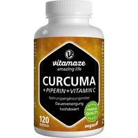 CURCUMA+PIPERIN+Vitamin C vegan Kapseln