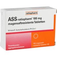 ASS ratiopharm 100 mg magensaftres.Tabletten