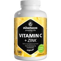 VITAMIN C 1000 mg hochdosiert+Zink vegan Tabletten