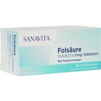 FOLSÄURE SANAVITA 5 mg Tabletten