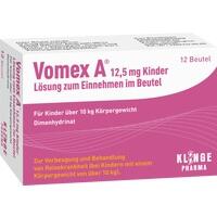 VOMEX A 12,5 mg Kinder Lsg.z.Einnehmen im Beutel VOMEX A 12,5 mg Kinder Lsg.z.Einnehmen im Beutel