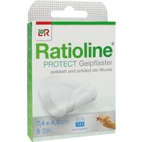 RATIOLINE protect Gelpflaster 4,5x7,4 cm