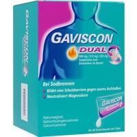 GAVISCON Dual 500mg/213mg/325mg Suspens.im Beutel