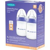 LANSINOH NaturalWave Babyflaschen 160ml & Sauger S