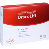 DRACOELFI elast.Fixierbinde 4 cmx4 m gekreppt