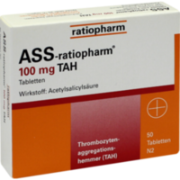 ASS-ratiopharm 100 mg TAH Tabletten