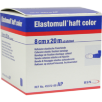 ELASTOMULL haft color 8 cmx20 m Fixierb.blau