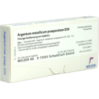 ARGENTUM METALLICUM praeparatum D 20 Ampullen