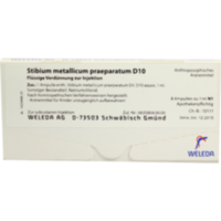 STIBIUM METALLICUM PRAEPARATUM D 10 Ampullen
