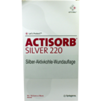 ACTISORB 220 Silver 10,5x19 cm steril Kompressen