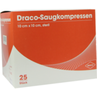 SAUGKOMPRESSEN steril 10x10 cm Draco