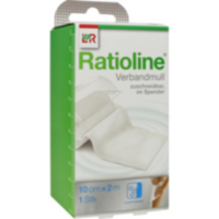 RATIOLINE acute Verbandmull 10 cmx2 m gerollt