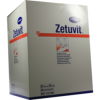 ZETUVIT Saugkompressen unsteril 20x20 cm