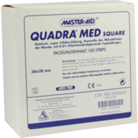 QUADRA MED square 38x38 mm Strips Master Aid