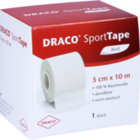 DRACO TAPEVERBAND 5 cmx10 m weiß