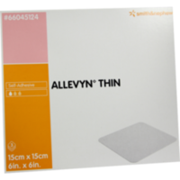 ALLEVYN Thin 15x15 cm dünne Wundauflage