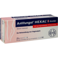 Antifungol HEXAL 3 KOMBI 3Vaginaltabl.+20g Creme