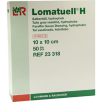 LOMATUELL H Salbentüll 10x10 cm steril
