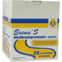 ERENA Mullkompr.5x5 cm steril 8fach