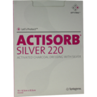ACTISORB 220 Silver 6,5x9,5 cm steril Kompressen