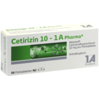 CETIRIZIN 10-1A Pharma Filmtabletten