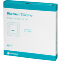 BIATAIN Silicone Schaumverband 17,5x17,5 cm