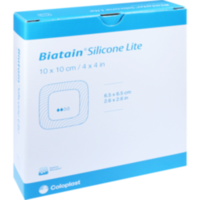 BIATAIN Silicone Lite Schaumverband 10x10 cm