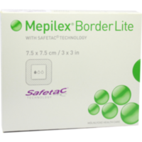 MEPILEX Border Lite Schaumverb.7,5x7,5 cm steril