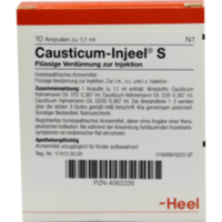 CAUSTICUM INJEEL S Ampullen