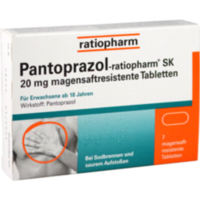 PANTOPRAZOL-ratiopharm SK 20 mg magensaftres.Tabl.