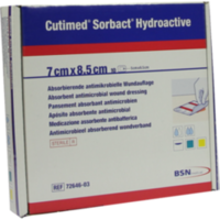 CUTIMED Sorbact Hydroactive Kompressen 7x8,5 cm