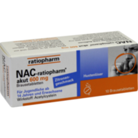 NAC-ratiopharm akut 600 mg Hustenlöser Brausetabl.