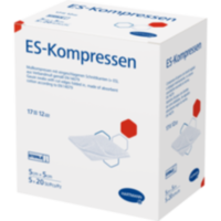 ES-KOMPRESSEN steril 5x5 cm 12fach Großpackung